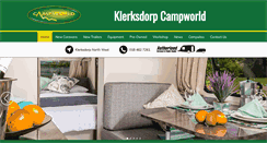 Desktop Screenshot of klerksdorpcampworld.co.za